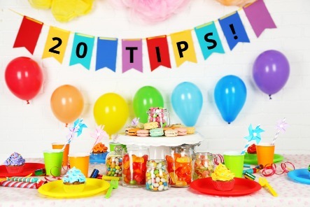 20 tips voor een onvergetelijk kinderfeestje!