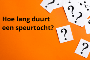 Hoe lang duurt een speurtocht?